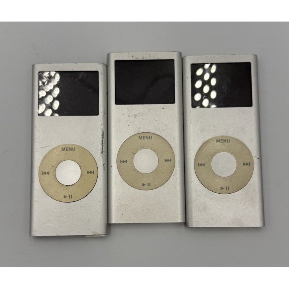 Apple iPod Nano 2GB 2nd Generation Model A1199 Lot Of 3 Read Description